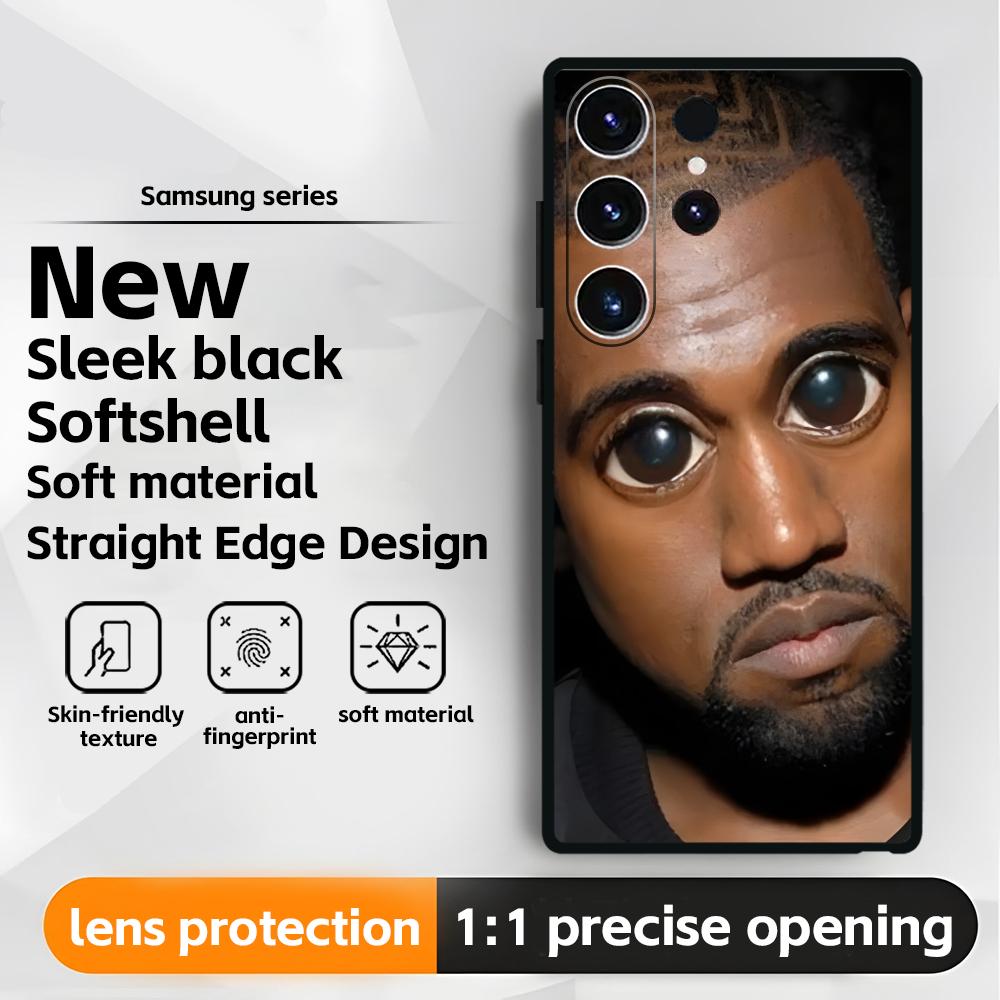 K-kanye west Handyhülle Für Samsung Galaxy S26 S25 S24 S23 S22 S21 Plus Ultra Note20 Weich Schwarz
