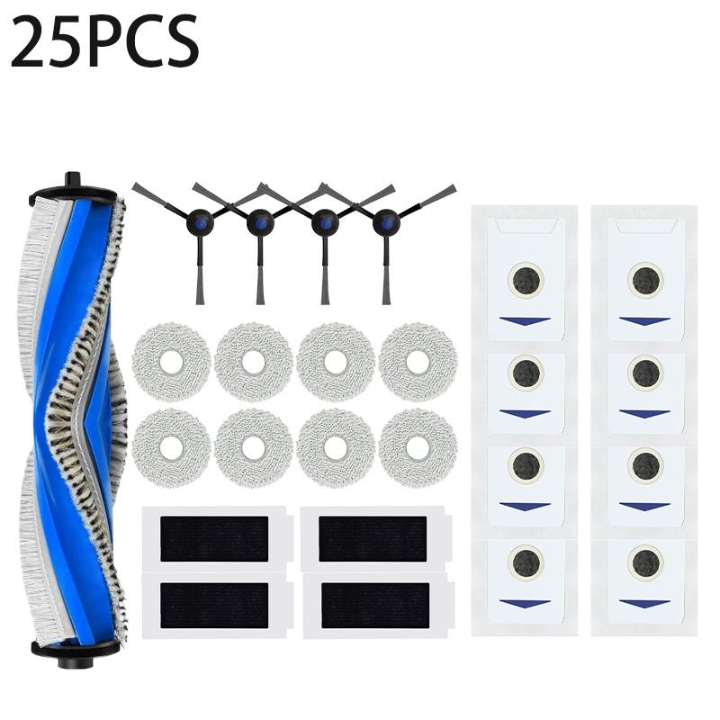 ForECOVACS T30 PRO OMNI / T30S PRO / YEEDI M12 Pro+ Robot Vaccum Replacement Parts Dust Bag Main Side Brush Filter Mop Accessoes