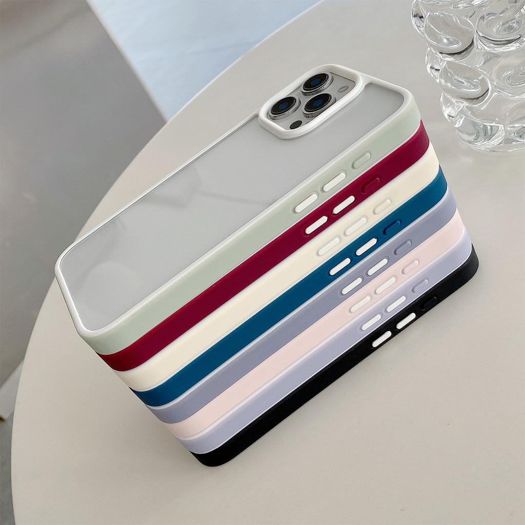 Simple Solid Color Border Phone Case, U-Shield for Apple for IPhone 16 ProMax Phone Case, 1514 Anti Drop Case