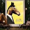 Bojack Horseman Smoking Horse Yellow Series Poster