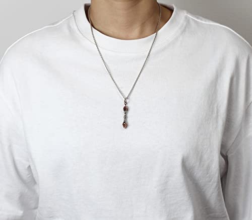 Carmelo Tibetan Vajra Dorje Vajra Pendant, Silver, for Men and Women