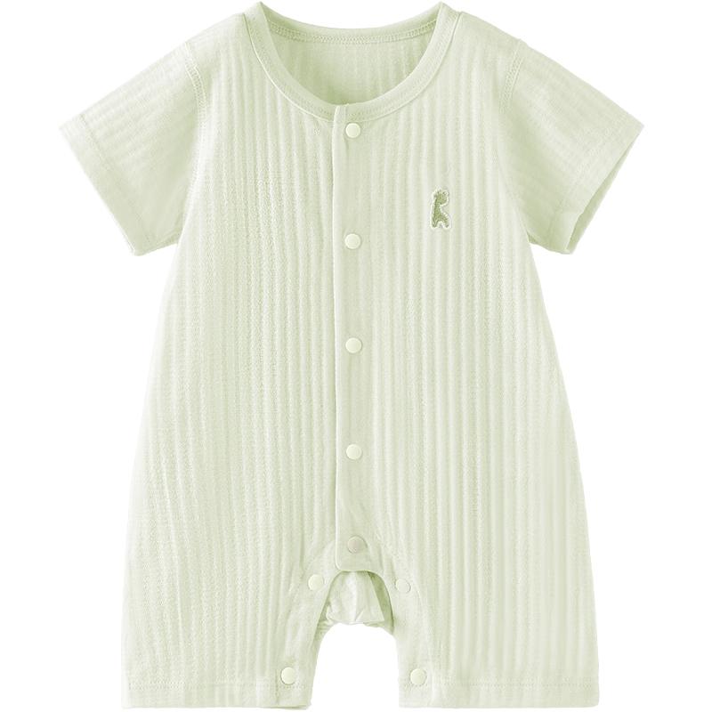 TONGTAI Baby Pure Cotton Short-Sleeve Bodysuit