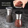 Yuzuro Stainless Steel Manual Pepper & Salt Grinder