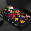 Funda con Patrón de Flores Coloridas Para Samsung Galaxy S26 S25 Ultra S24 S23 S22 Plus S21 FE A15 A16 A17 A35 A36 A54 A55 A56 5G Funda Blanda