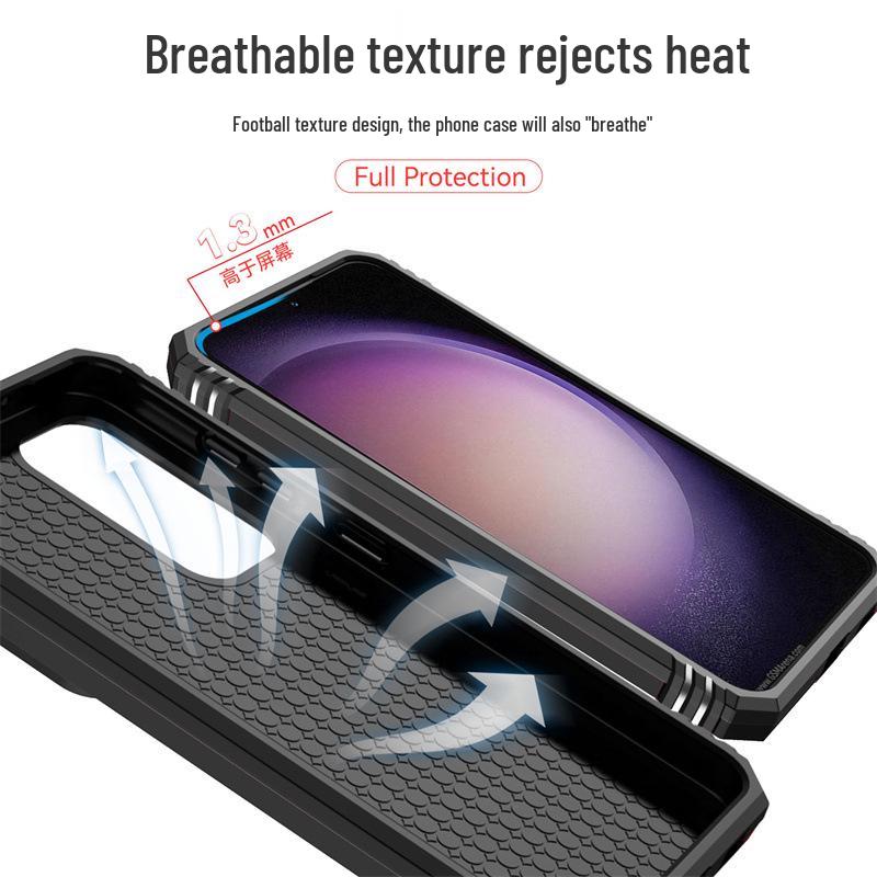 Samsung S25 Ultra Sergeant Window Phone Case A25: Two-in-One Upgraded, Anti-Fall Design