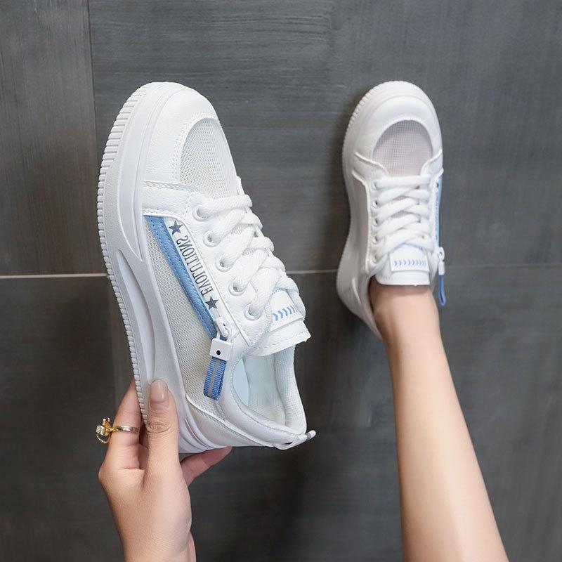 2025 spring and autumn new white shoes women's versatile sports and leisure dad shoes board shoes ins tide explosion Internet celebrities
