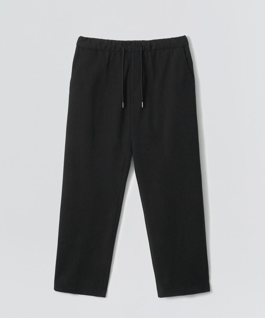 EZIO Brushed Banding Pants Black