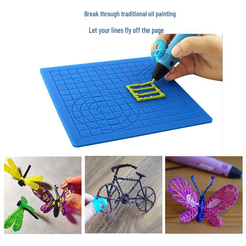 Silicone 3D Printing Pen Pad Children's Educational Doodle Board Mat
