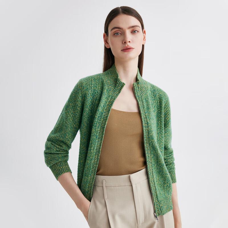 Zhao Jun Women's 100% Cashmere Cable Knit Cardigan