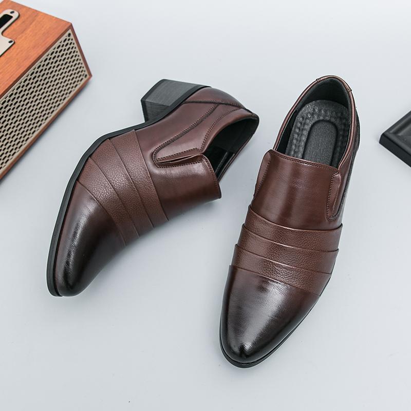 Fashion Business Men's Oxford Footwear Formal Dress Shoes Elegant Trend Casual Shoes Leisure Walk Male Derby Shoes Fashion Men Sneakers