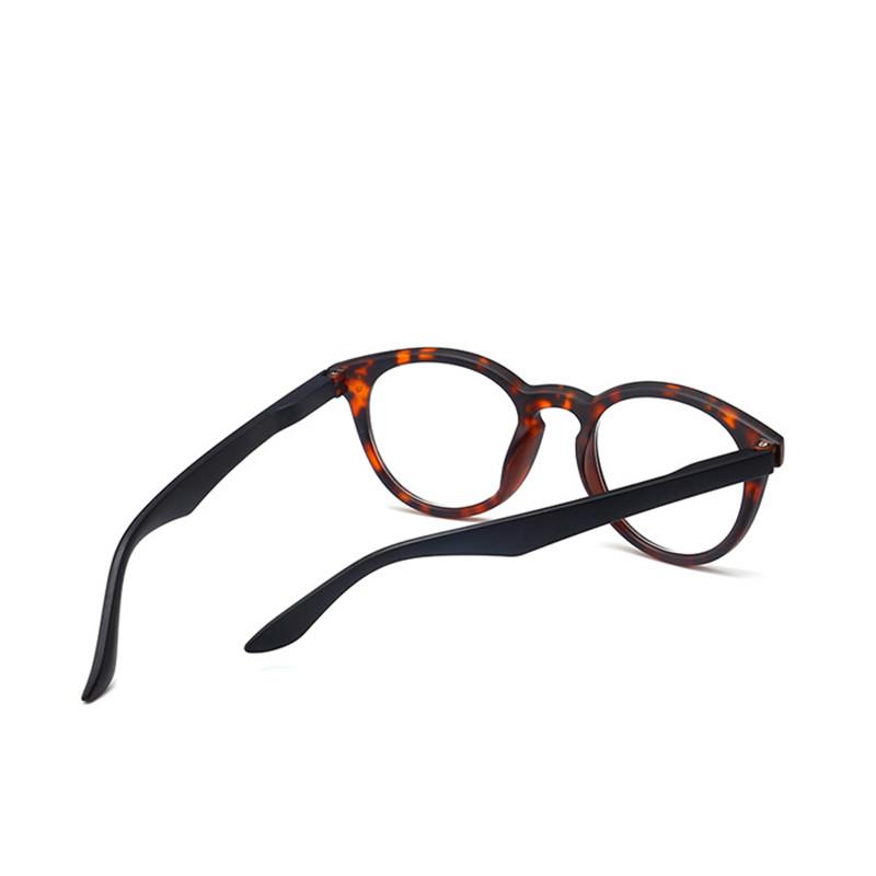 Retro Leopard Oval Frame Reading Glasses For  Women Clear Lens Presbyopia Eyeglasses Eyewear With Diopter