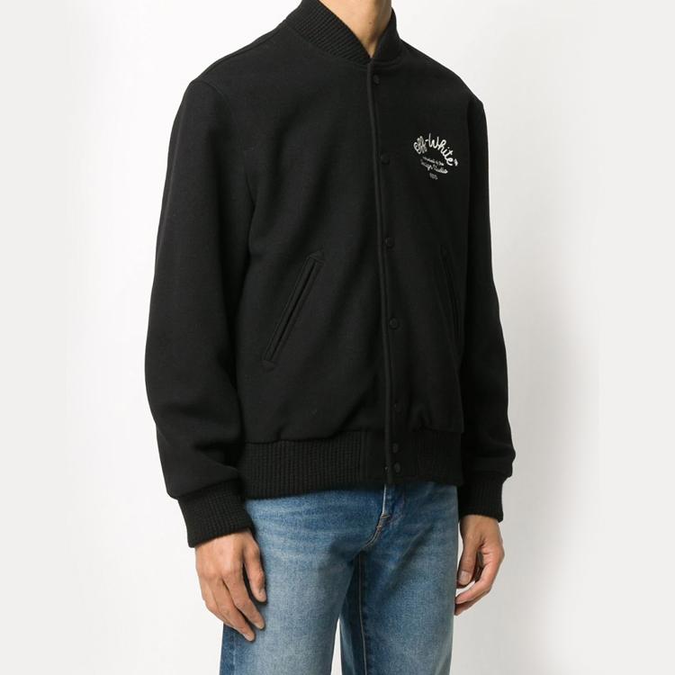 OFF WHITE Arrows Varsity Jacket OMEA224E20FAB0011001