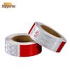 Supporter Red & White Lattice Reflective Truck Safety Tape