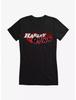 Comics Harley Quinn Text Logo Black TShirt