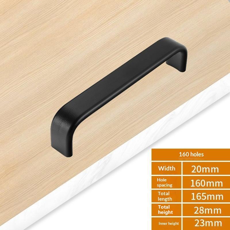 Aluminum Alloy Furniture Cabinet Door Handle Drawer Pulls Knobs Multi Size For Wardrobe Cupboard Home Decoration