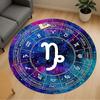 1pc Horoscope Zodiac Round Chair Mat Area Rug - Non-Slip, Floor Mat for Office, Bedroom, and Indoor Decor C1125394