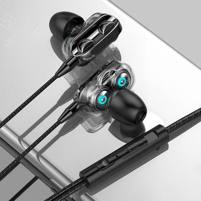 Wired Headset Earphones 3.5Mm Hifi Stereo Noise Reduction Earbuds Sports Headphones With Mic For Iphone Xiaomi Huawei Samsung