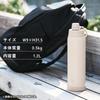 Zojirushi 1.2L Insulated Water Bottle Charcoal Black Dishwasher Safe Seamless Spout Handle Included SD-KA120-BM