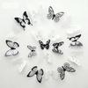 New 18pcs/lot Crystal Butterflies 3d Wall Sticker Beautiful Butterfly Living Room for Kids Room Wall Decals Home Decoration