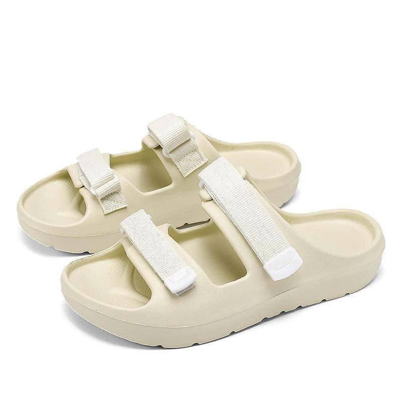 Couple's Summer Thick Soled Adjustable Slippers, Plus Size Men's and Women's Sports Slippers, Beach Slippers