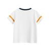 27kids Korean Style 2025 Summer Dinosaur T-Shirts for Boys - Short Sleeve Children's Tops