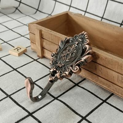 2 Stück Vintage Stil Vorhanghalter Haken Zinklegierung Wandhaken Neuer Vorhang Gardine Heimdekoration