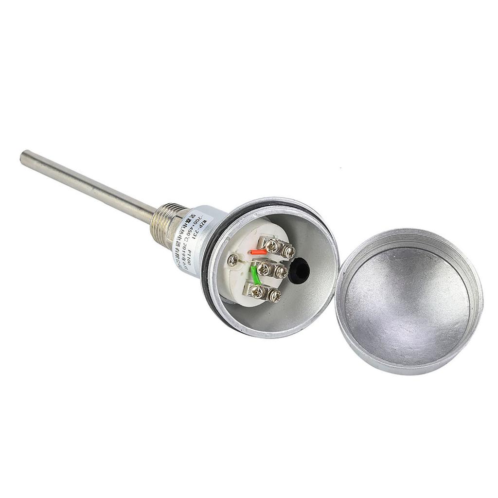 RTD PT100 Temperature Sensor Probe 1 2  NPT Thread Thermocouple Terminal Head(PT 100mm)