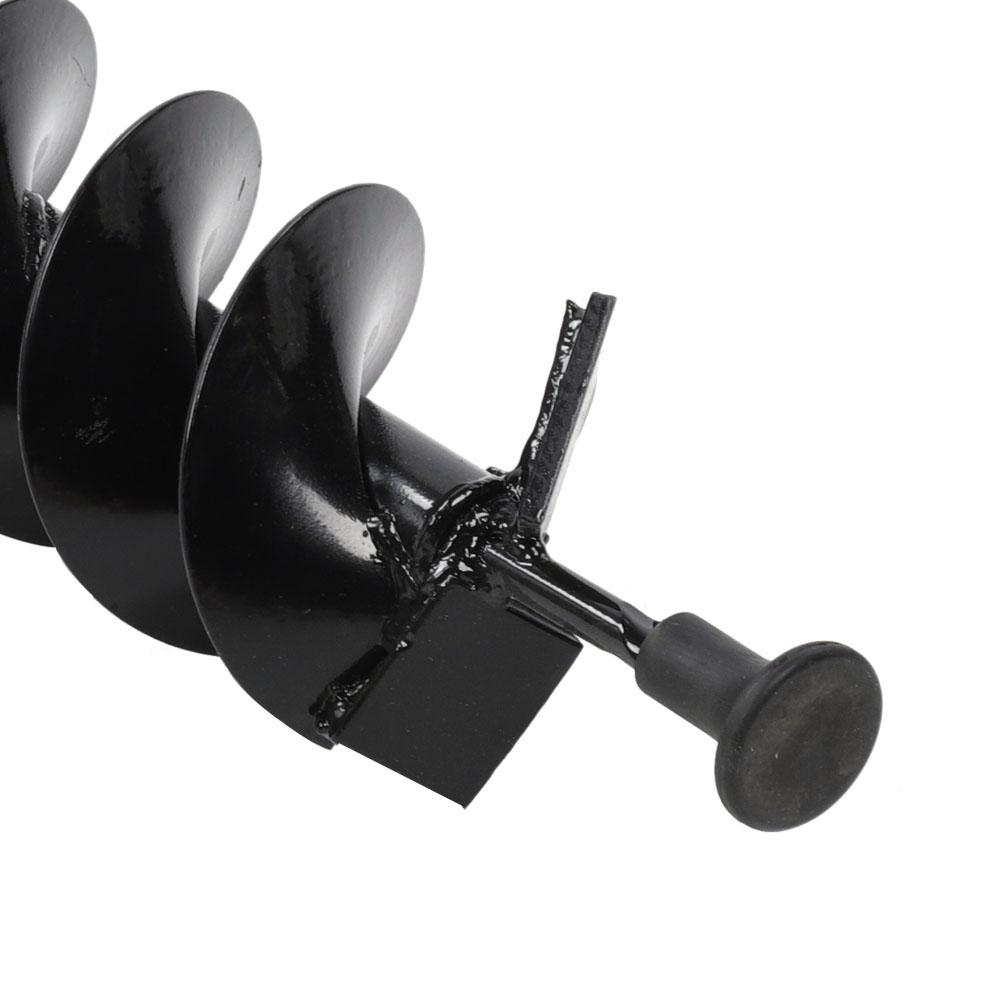 Erdbohrer Bohraufsatz Landwirtschaft Pflanzung Aussaat Lochgräber 100x800mm Doppelklinge