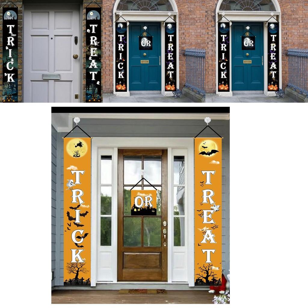 Halloween Decorative Banner With Festive Fabric And Spooky Design Perfect For Parties