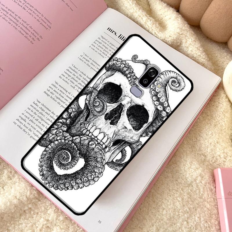 Funny Skull Phone Case For Samsung Galaxy J6 J4 Plus A6 A7 A8 A9 J8 2018 A3 A5 J1 2016 J3 J7 J5 2017