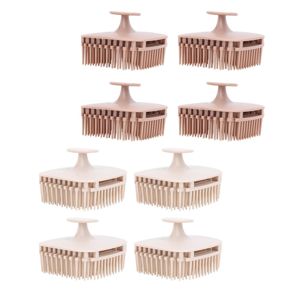 4PCS Hair Scalp Massager Promotes Circulation Dandruff Removal Deep Cleansing Ergonomic Design Shamp