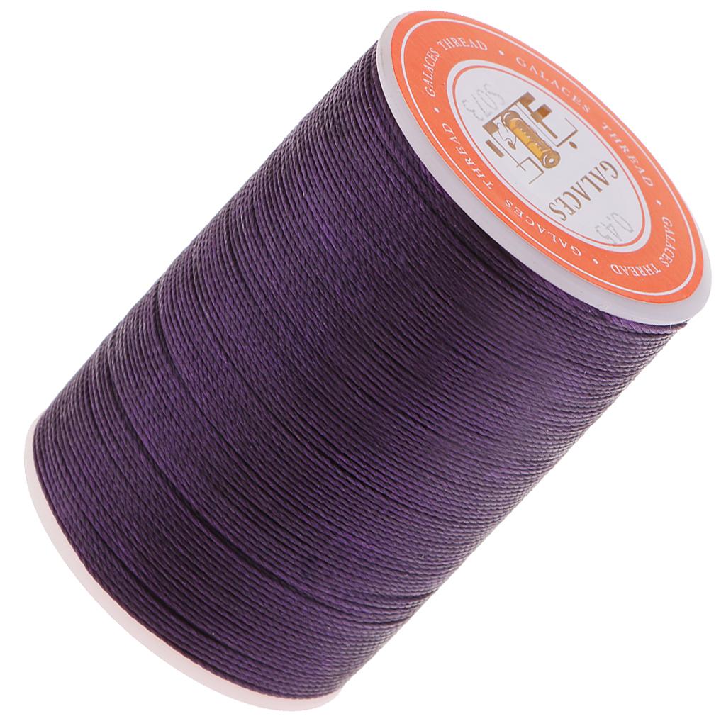 Gewachste Polyesterkordel Runde Nähgarn für Handgefertigte Ledertaschen Perlenzubehör und DIY-Projekte