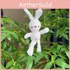 And Cuddly Soft Corn Rabbit Plush Toy Miniature Keychain Ideal For Bag Accessories