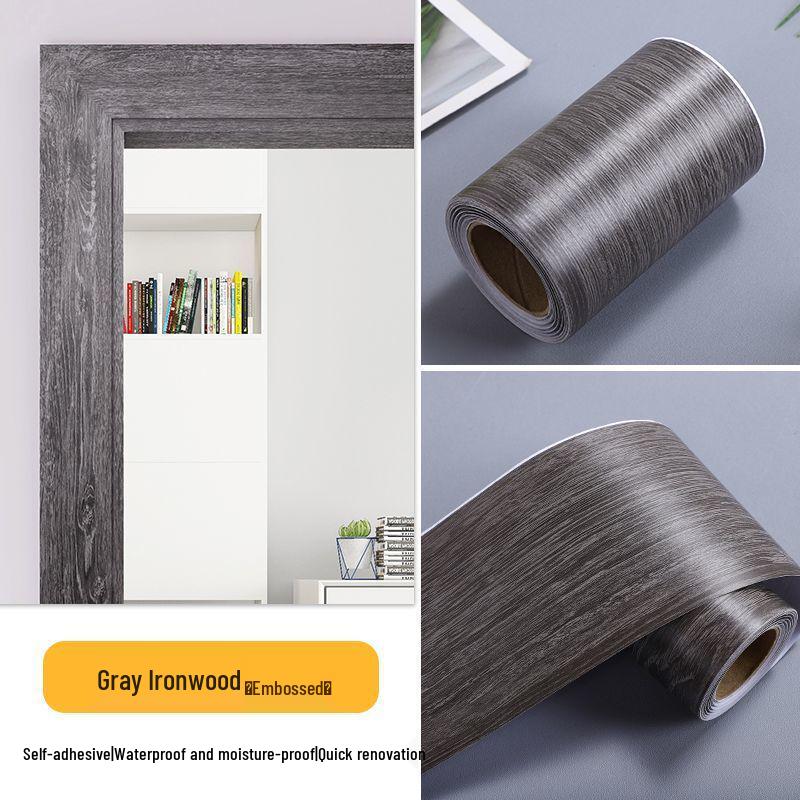 Self-Adhesive Wood Grain Door Frame Repair Trim Strip