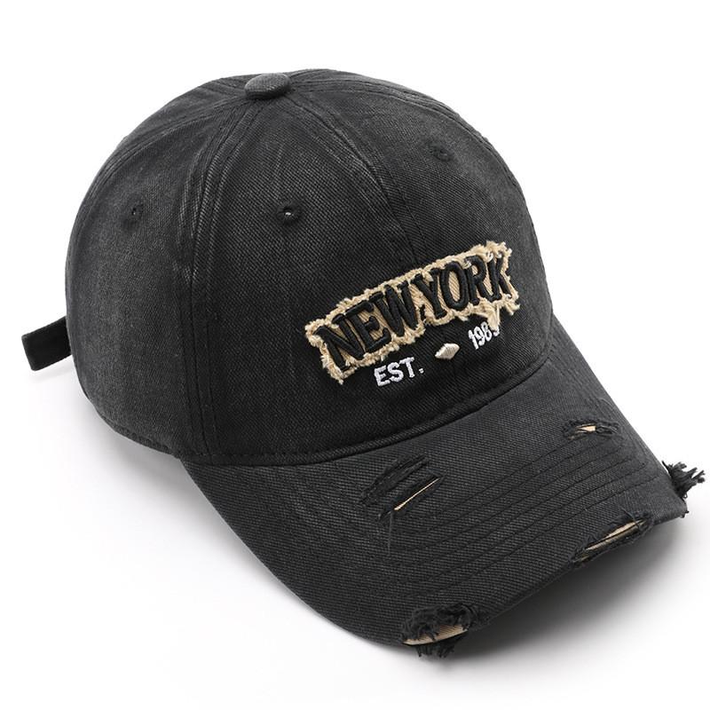 Cotton Baseball Cap With Embroidered Letters For Men And Women Outdoor Sun Protection