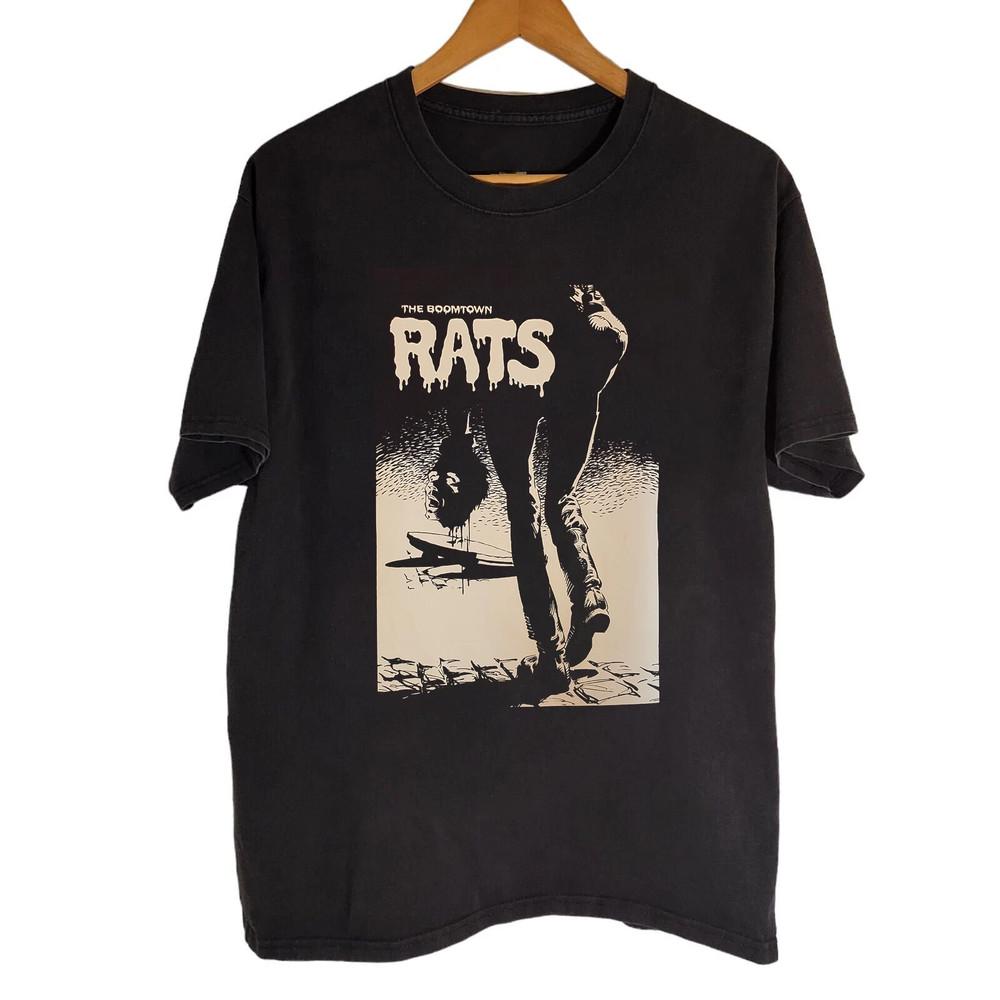 The Boomtown Rats Black Cotton Unisex S5XL Shirt XXL