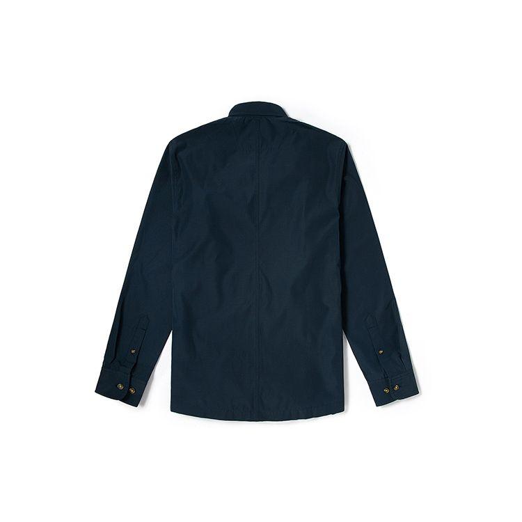 Timberland Outdoor Casual Loose Breathable Comfortable Solid Color Long Sleeve Shirt Men Shirts Deep-Sapphire-Blue A2E12-433