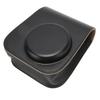 Protective Camera Case PU Leather Pure Color Camera Carrying Bag with   Strap for Camping Travel