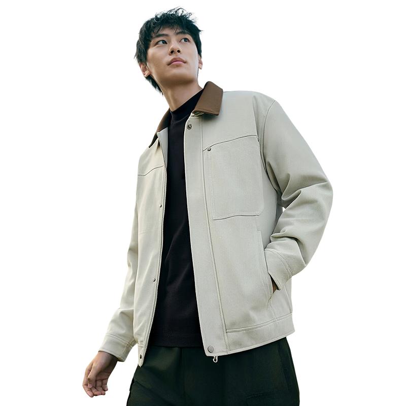Hodo Men s Barn Style Casual Pocket Lapel Jacket XL
