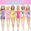 12 Pcs/Set 11.5'' Girl Doll Summer Swimsuit + Sunglasses Beach Wear Clothes Bath Outfit 30cm Doll Accessories Kids Toy Gift
