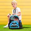 Smiggle Cartoon Backpack for Primary Students with Name Card & Trolley