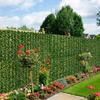 300cm Artificial Green Ivy Hedge Fence Panel Artificial Ivy Leaves Outdoor Home Garden Balcony Fence Screen Turf Decoration
