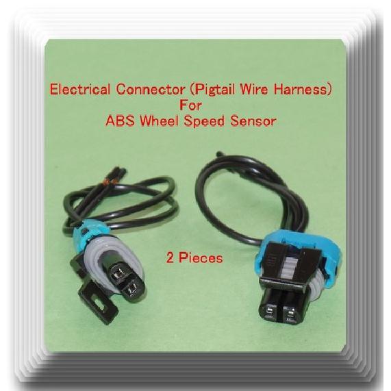 2 Connectors of ABS Wheel Speed Sensor ALS524 Rear L & R Fits: Jaguar
