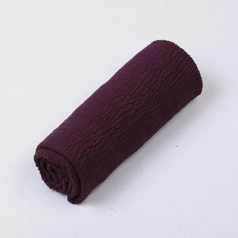 185*90cm Candy Color Cotton Linen Long Scarf Hijab Pashmina Lady Shawls Wraps Head Scarves Neck Bandana Men Scarf/Black Scarves