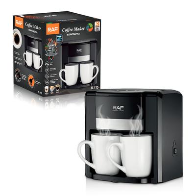 Coffee Machine Small Semi-Automatic Household Drip American Coffee Machine Double Cup Automatic Moka Pot