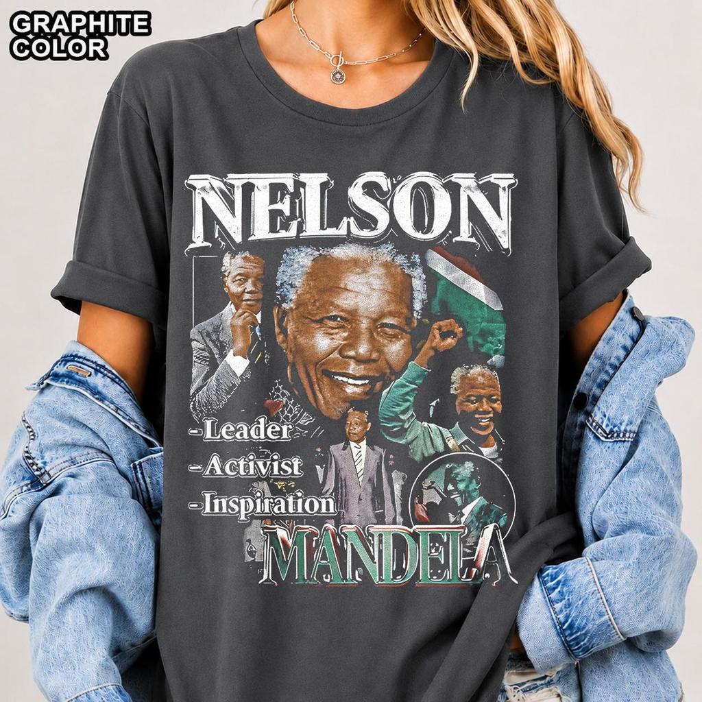 Nelson Mandela Shirt, Comfort Colors, Bella & Canvas, Gildan Tee and SweaT-Shirt FD