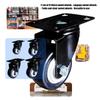 4Pcs Heavy Duty Furniture Wheel Casters Quiet Trolley Wheel 360 Swivels Casters for Trolley Home Office Desk Chair