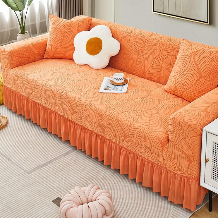 Skirt Protection Sofa Cover All Purpose Cover  Universal Type Straight Row Three Seater Sofa Cover New Cover Fabric