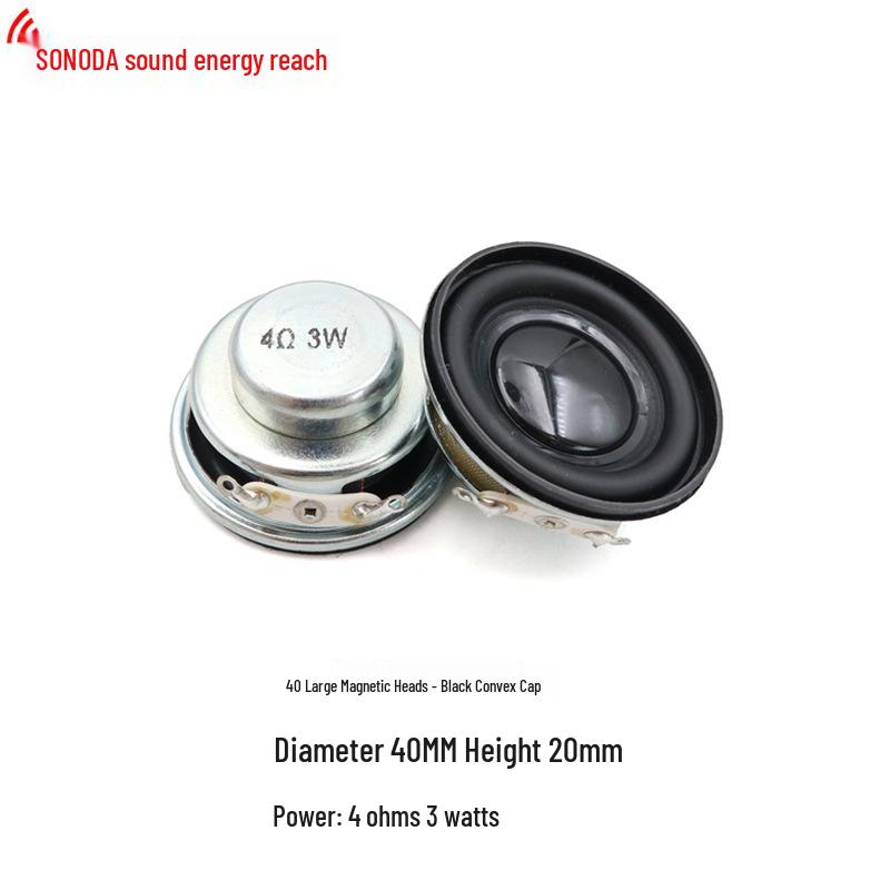 High Power 4 Ohm 3W & 5W Full Range Mini Speaker Horn (Sizes: 31/36/40/45/50/4040/5252)