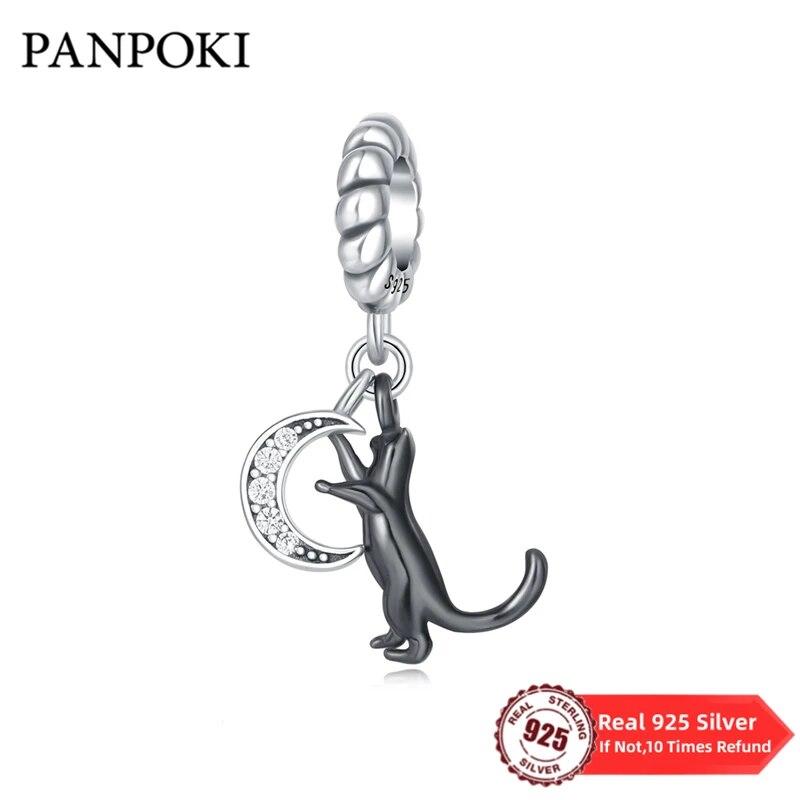 

New Charm Fits Original Fine Bracelets Copper Paw Prints Bones Dogs Beads Women Pendant Bead Jewelry